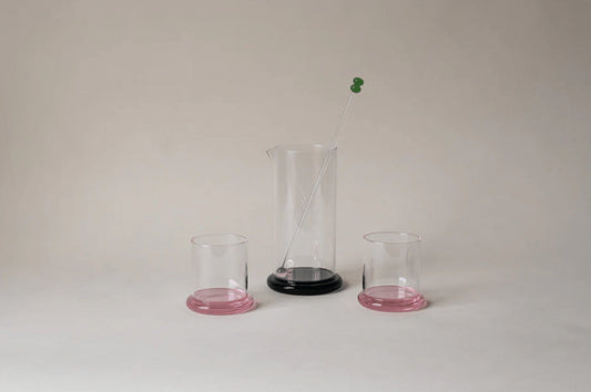 Fritter Tumblr Set Pink Decorative Objects