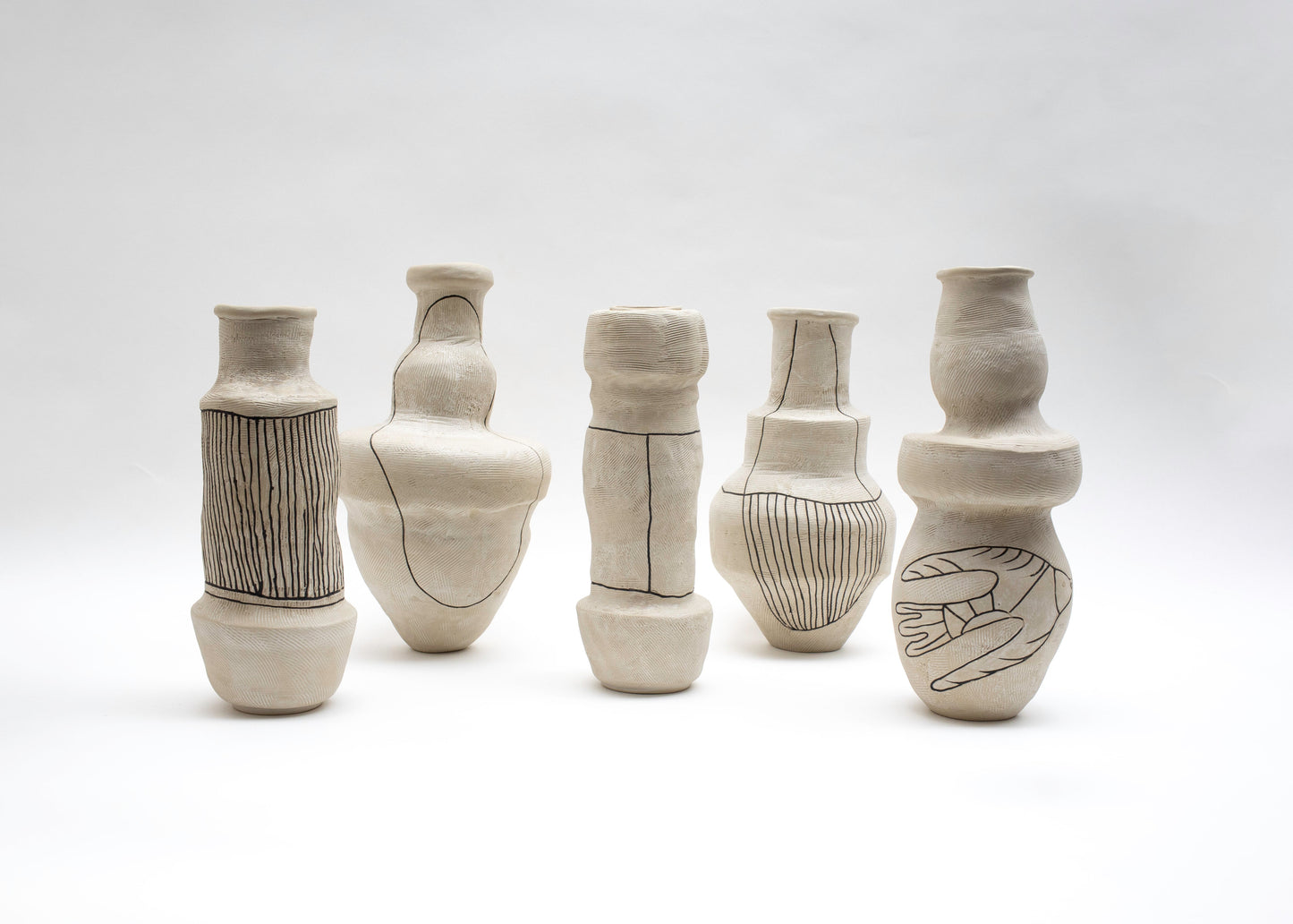 Kuro No. 5 by Egle Simkus Vases