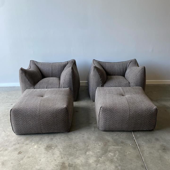 Le Bambole Chair and Ottoman Chairs