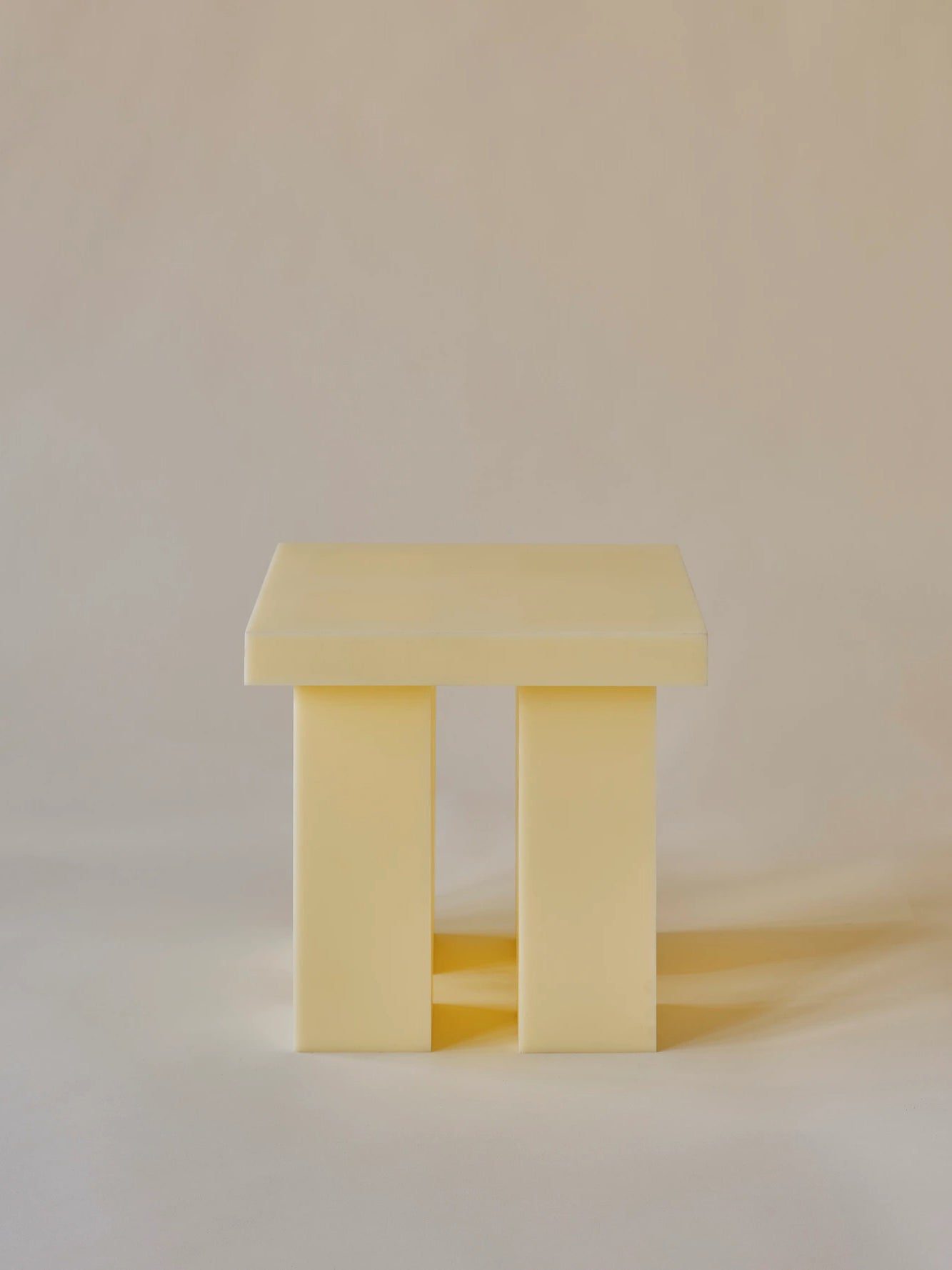 Miter Side Table in Acrylic End Tables
