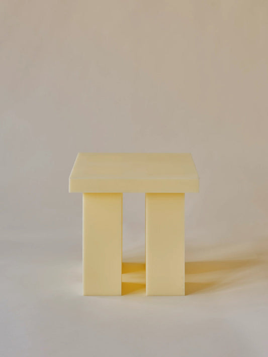 Miter Side Table in Acrylic End Tables