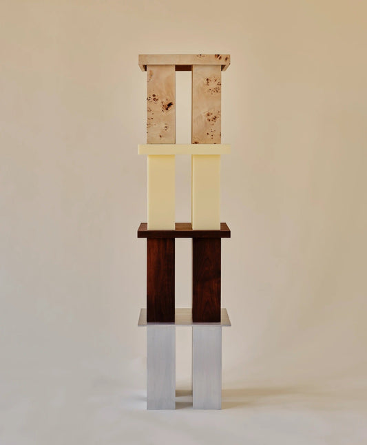 Miter Side Table in Acrylic End Tables