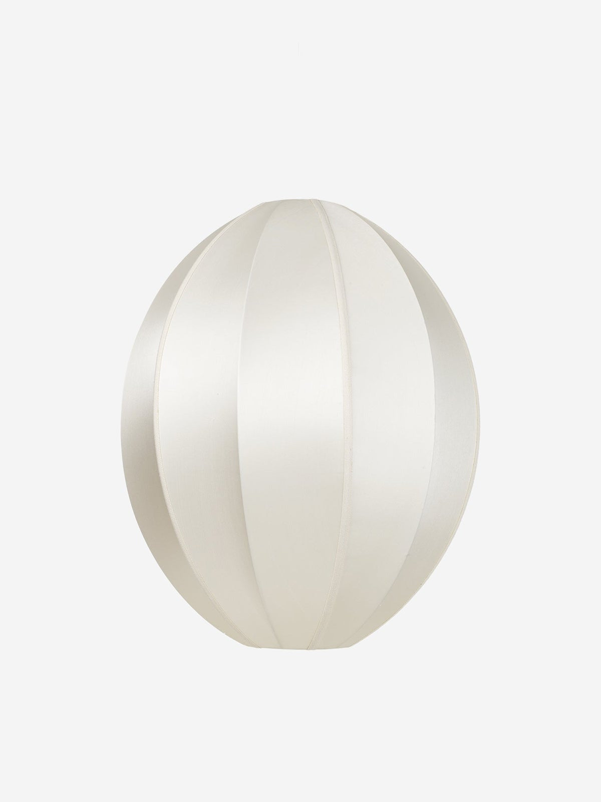 Oval Silk Pendant in Off White, Large by Oi Soi Oi Pendants