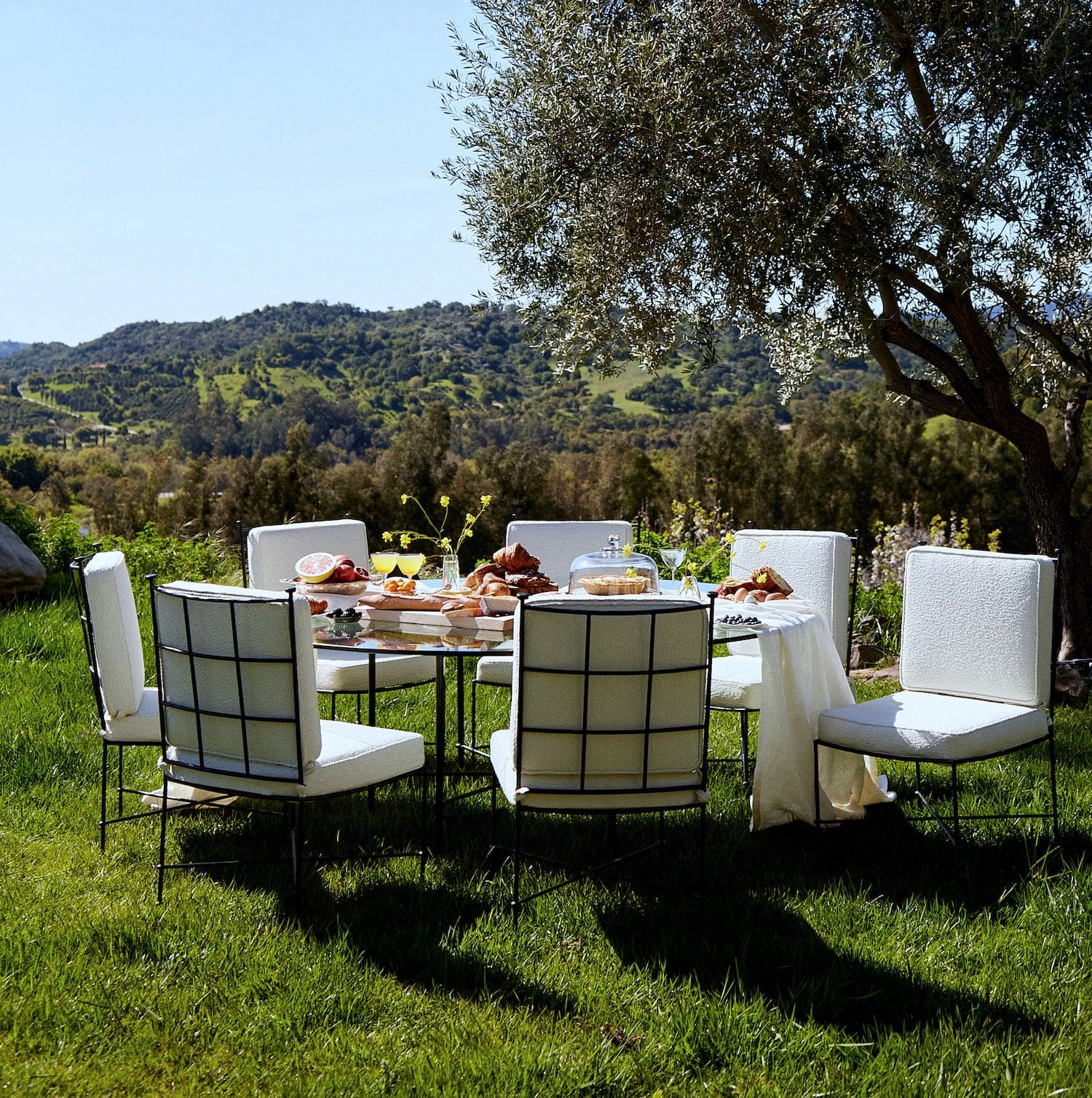 Provence Outdoor 72-Inch Dining Table Outdoor Tables