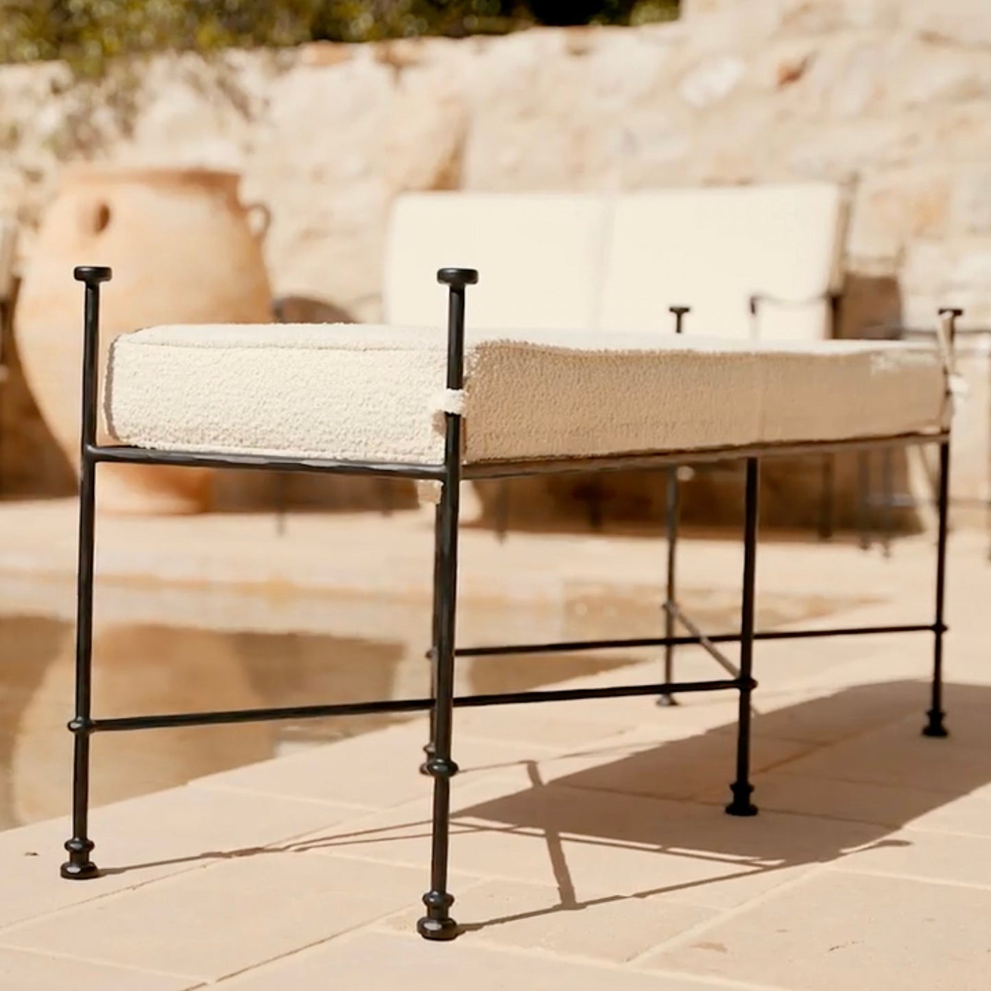 Provence Outdoor Bench Outdoor Chairs