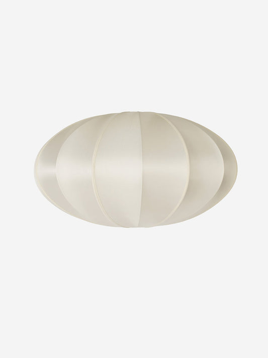 Pumpkin Silk Pendant with White Ribbon by Oi Soi Oi Pendants