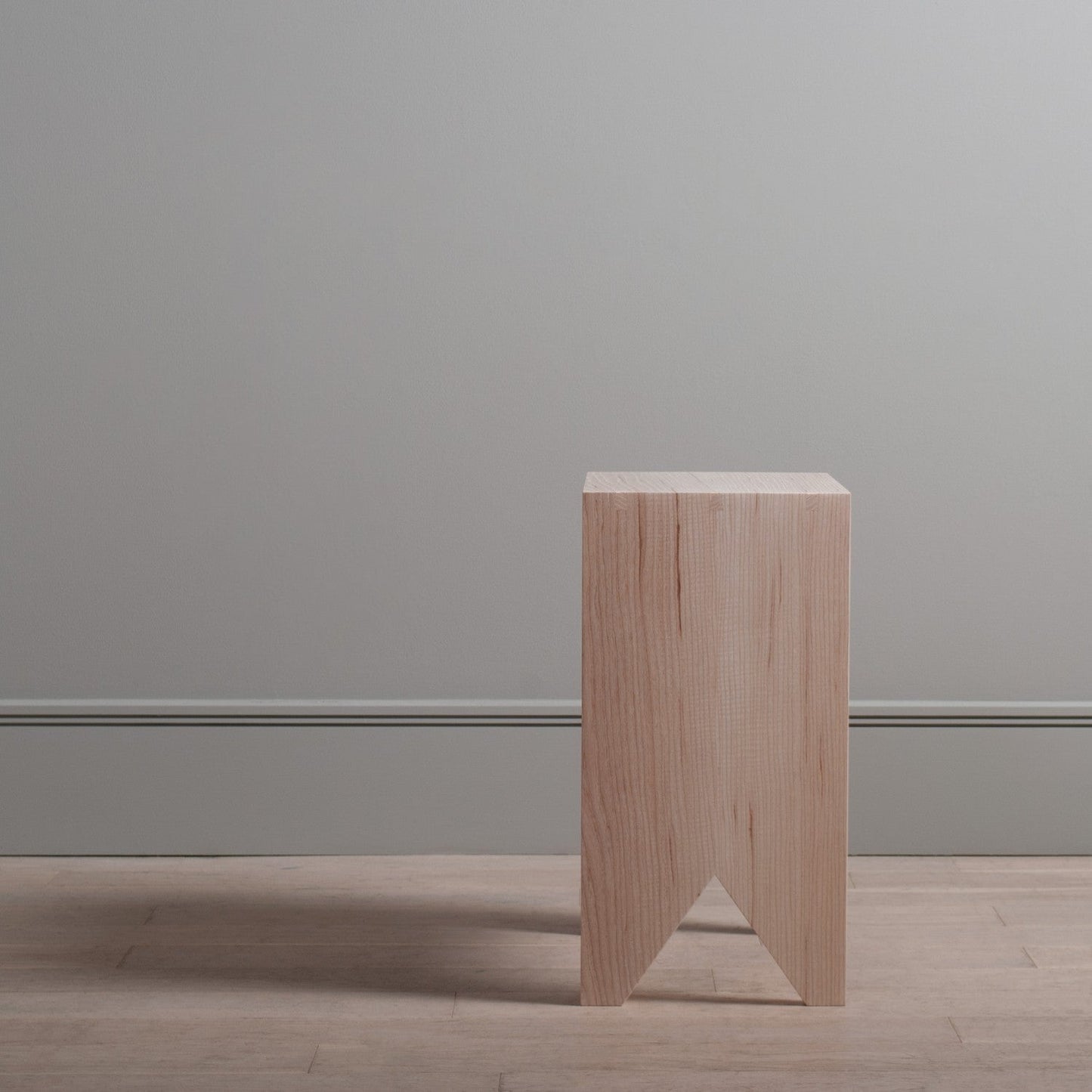 Ripple Ash Bedside Table with Drawer Bedside Tables