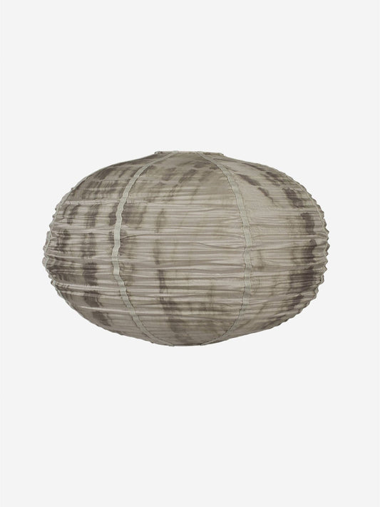 Round Folding Silk Pendant in Tie-Dye Grey, Small by Oi Soi Oi Pendants