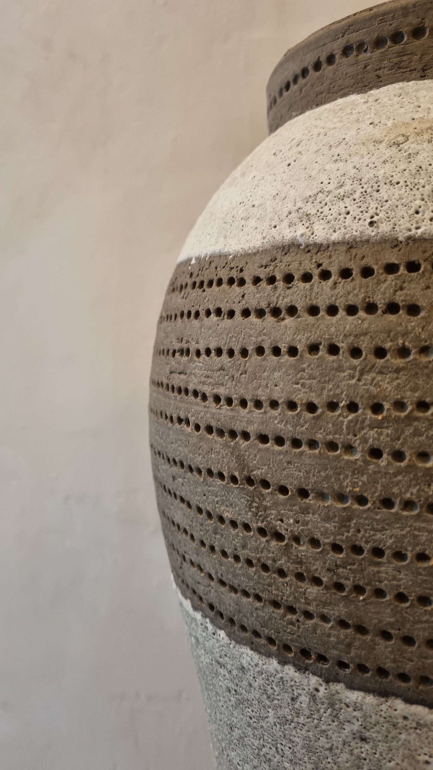 Sculptural Amphora Centerpiece by Aldo Londi Vases