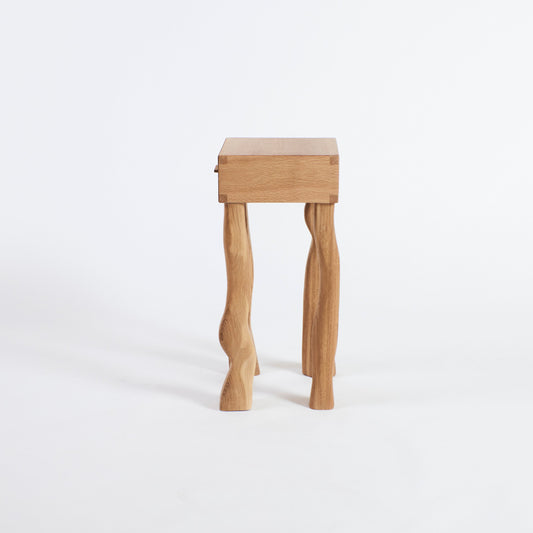 Side Table in Oak - No Foot End Tables