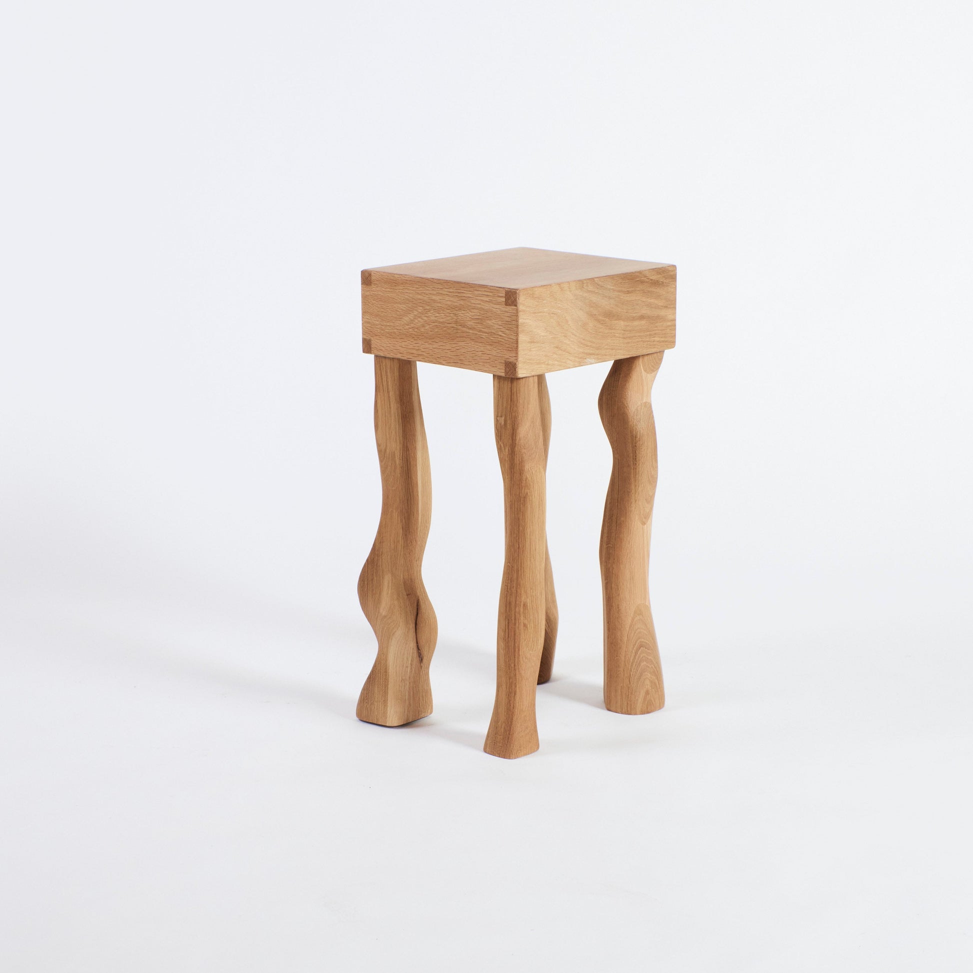 Side Table in Oak - No Foot End Tables