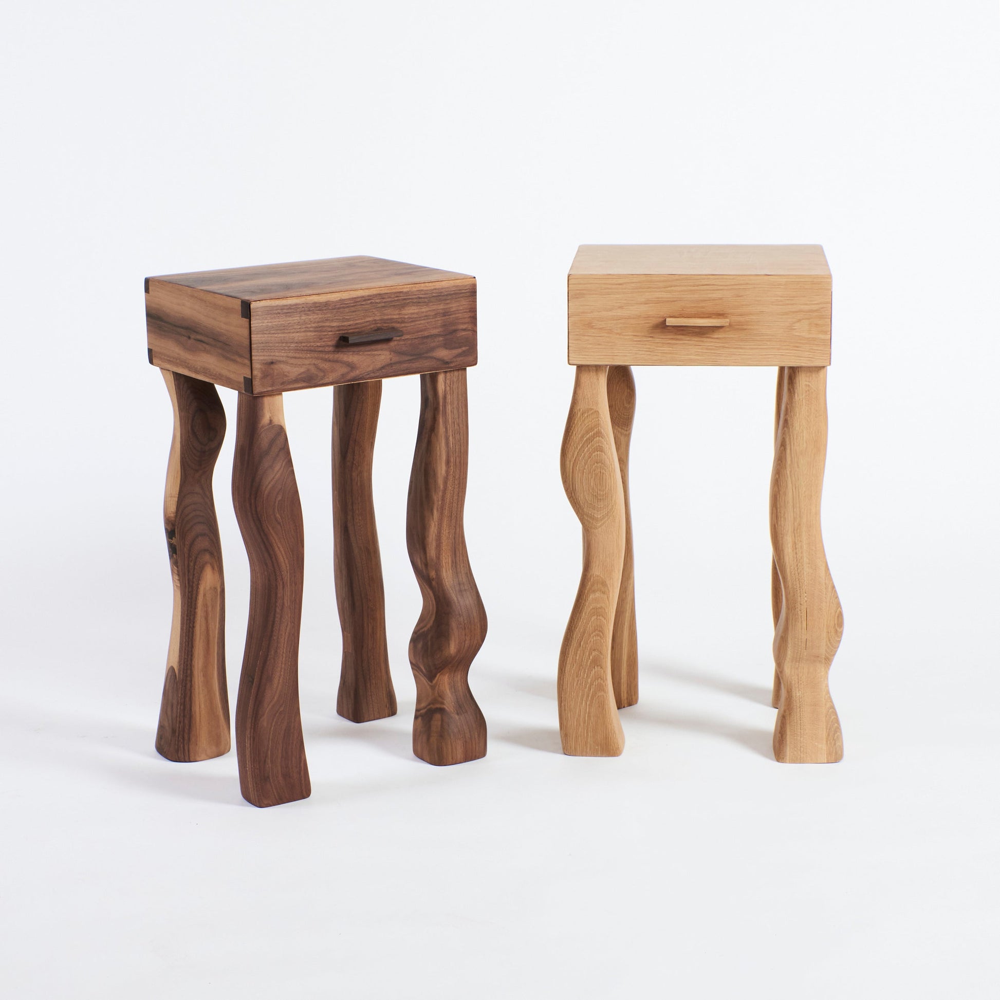 Side Table in Oak - No Foot End Tables