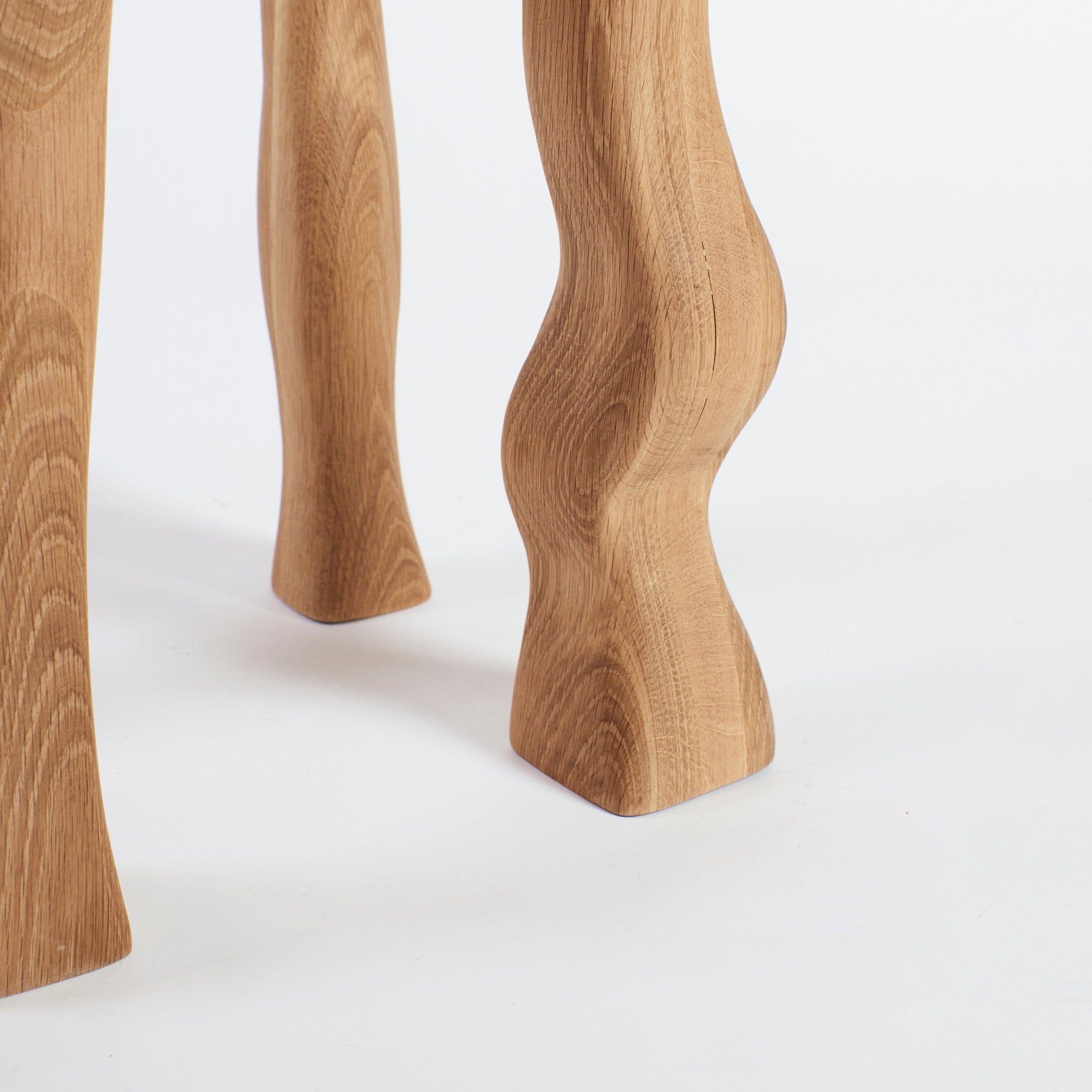 Side Table in Oak - No Foot End Tables