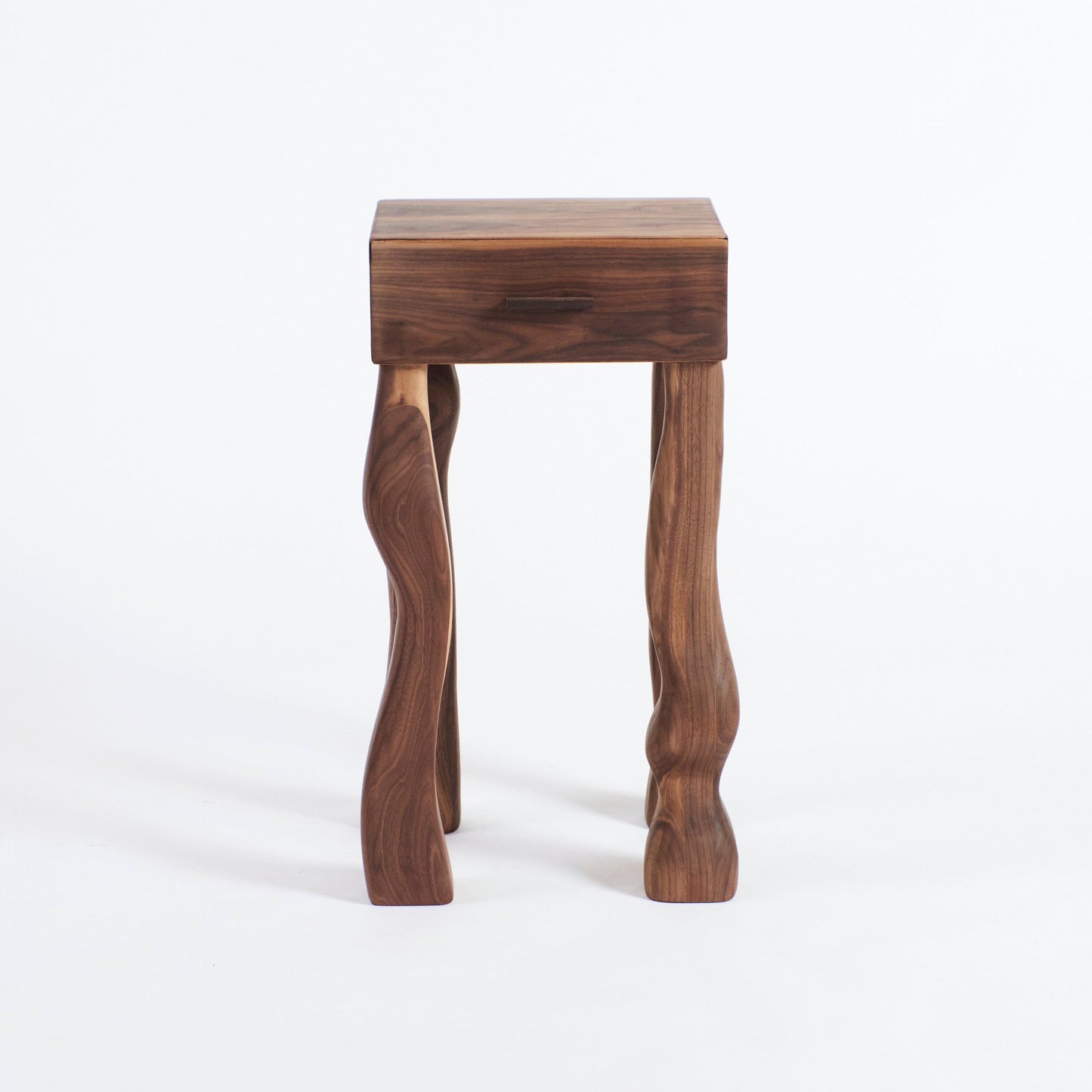 Side Table in Walnut - No Foot End Tables