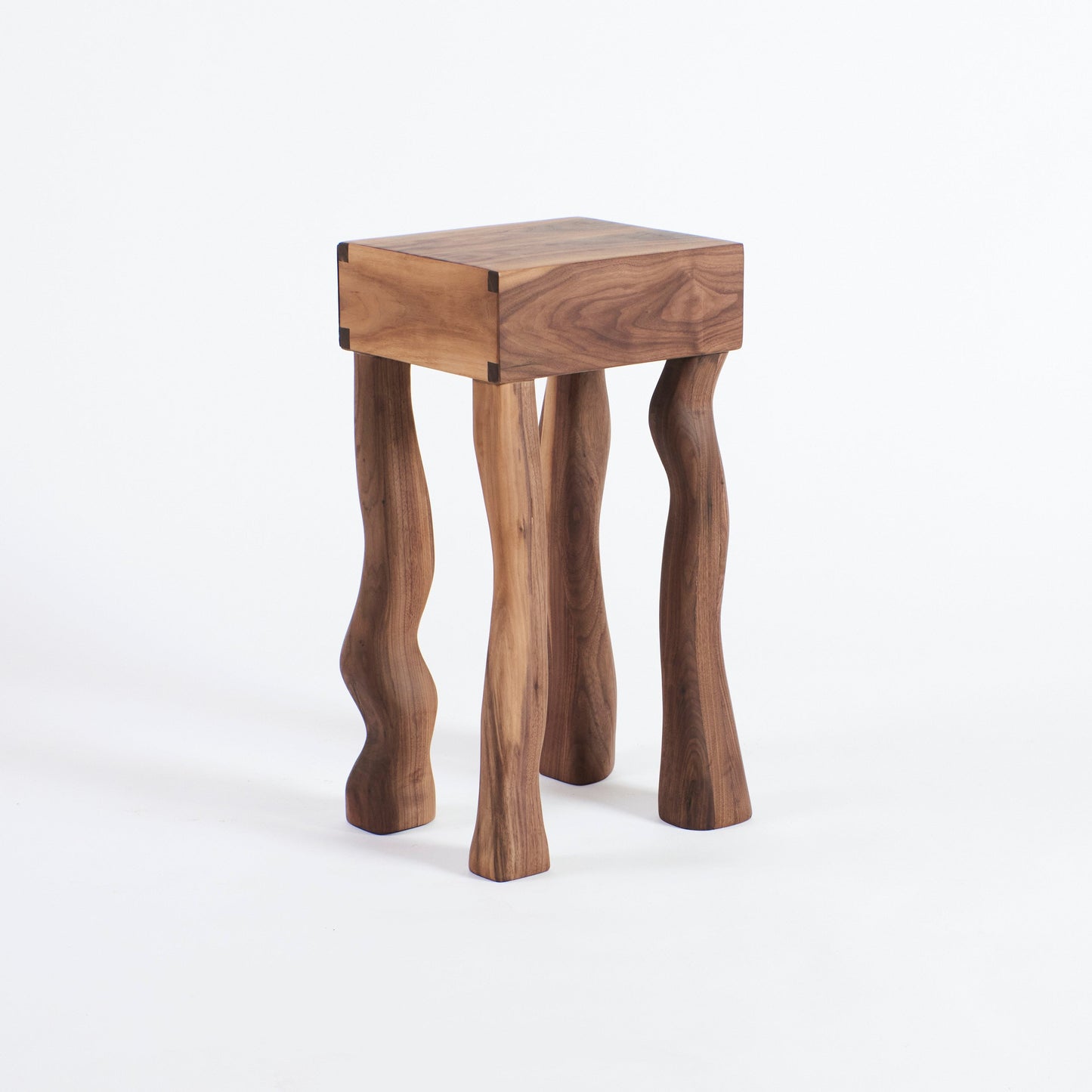 Side Table in Walnut - No Foot End Tables