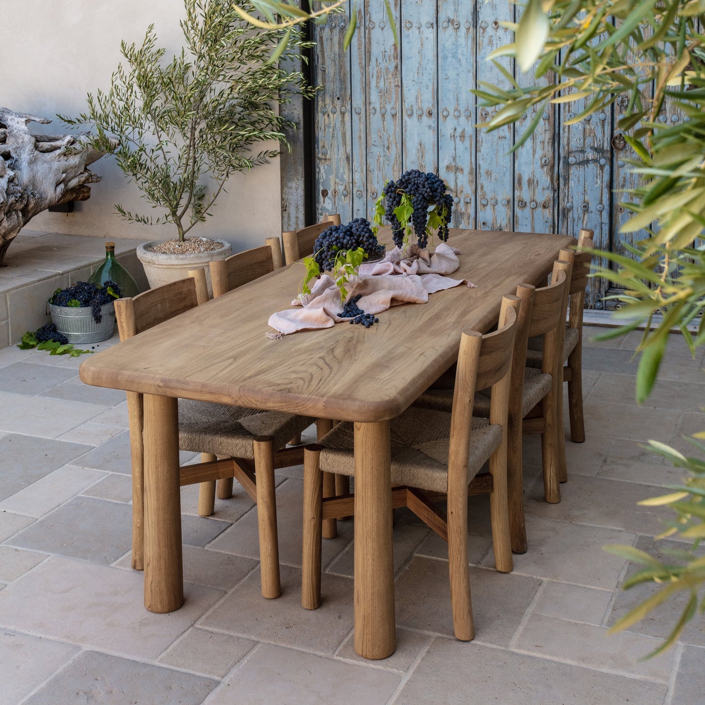 Topa Topa Dining Table - White Oak Dining Tables