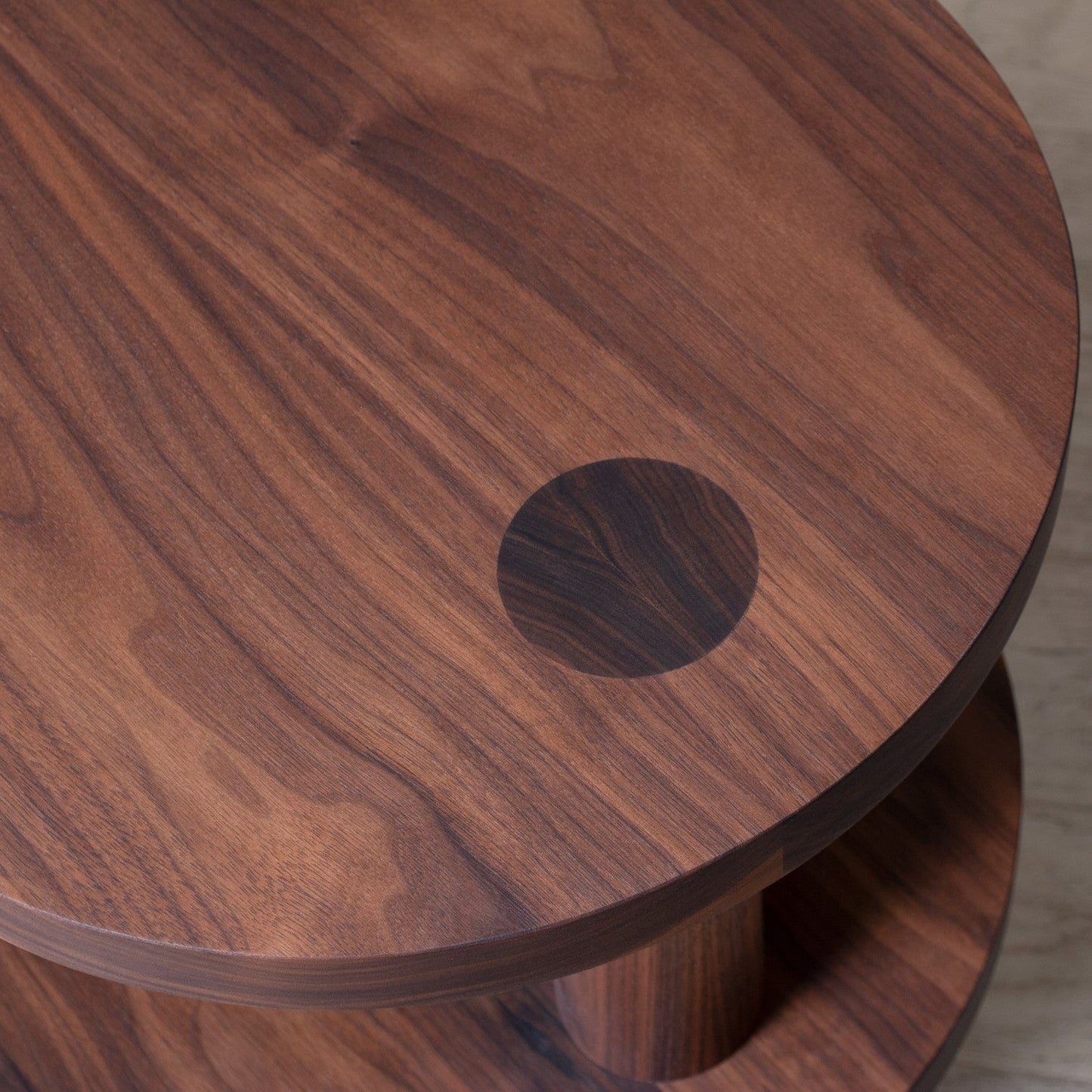 Walnut Nightstands - Set of 2 Bedside Tables