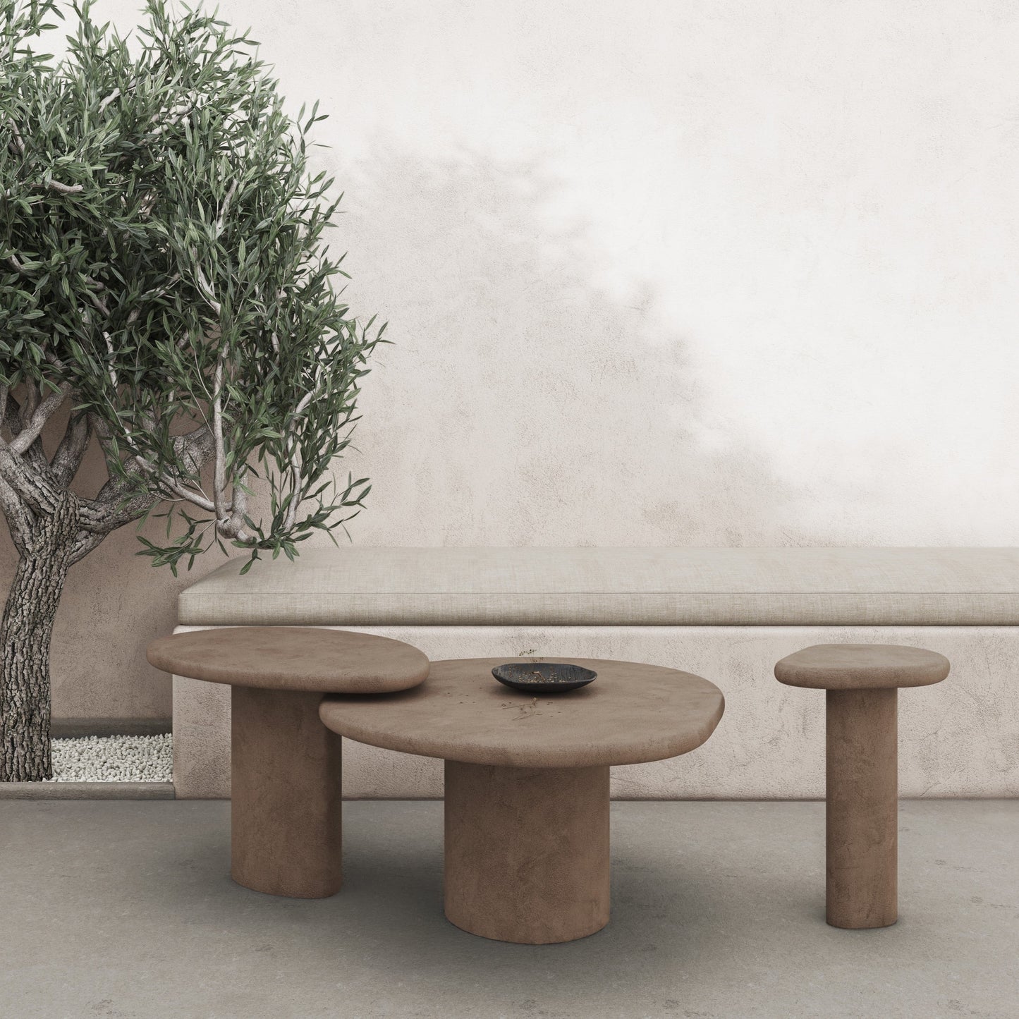Adana Side Table End Tables in Mocha