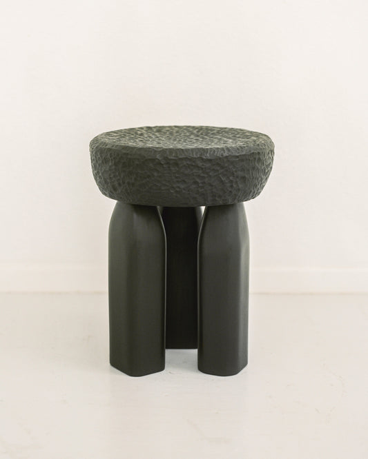 African Mahogany Stool by CFP Stools