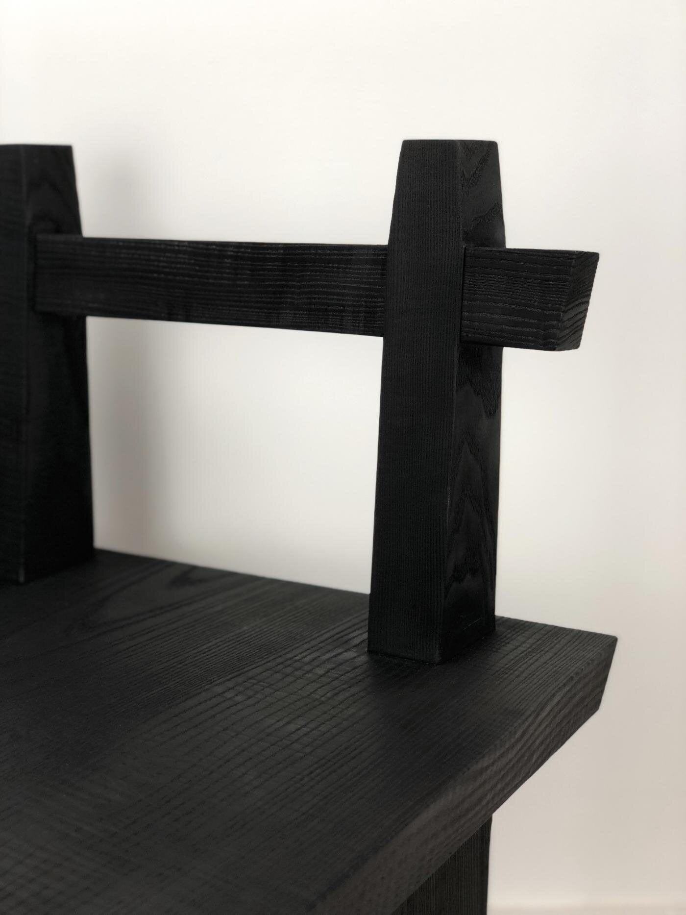 Björn Markus Scheffler Chair C-01 - Charred Oak Chairs