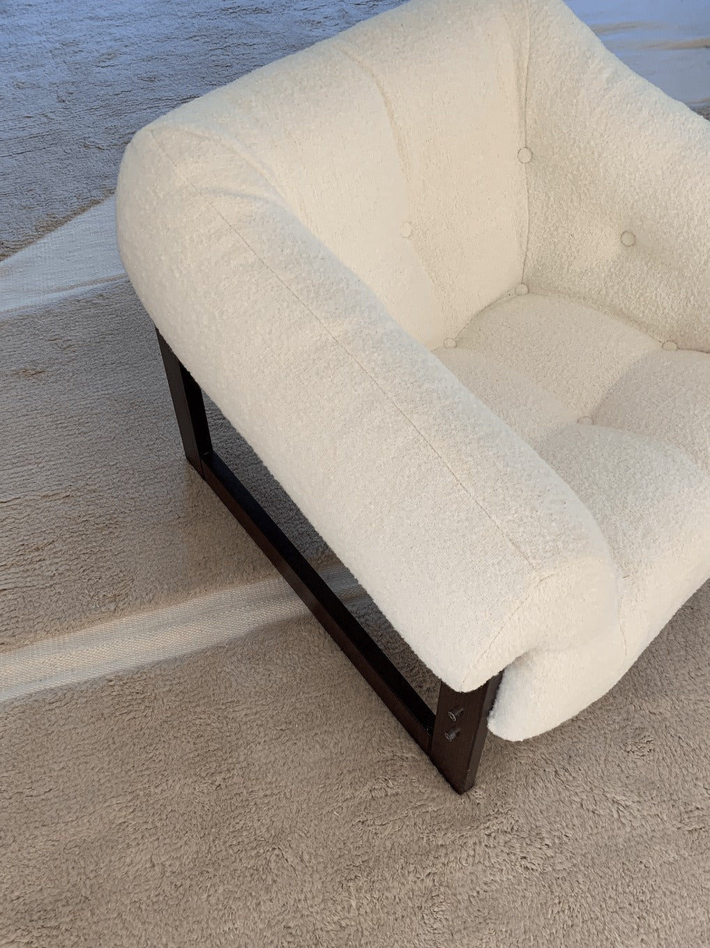 MP-091 Lounge Chair in Bouclé by Percival Lafer Chairs