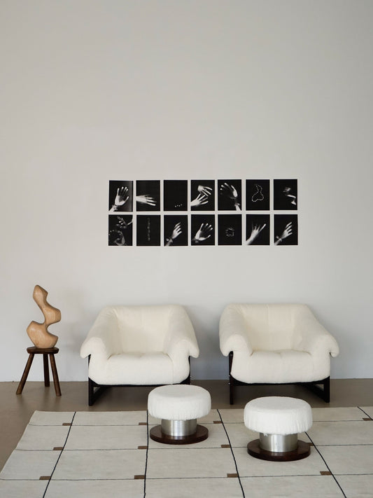 MP-091 Lounge Chair in Bouclé by Percival Lafer Chairs