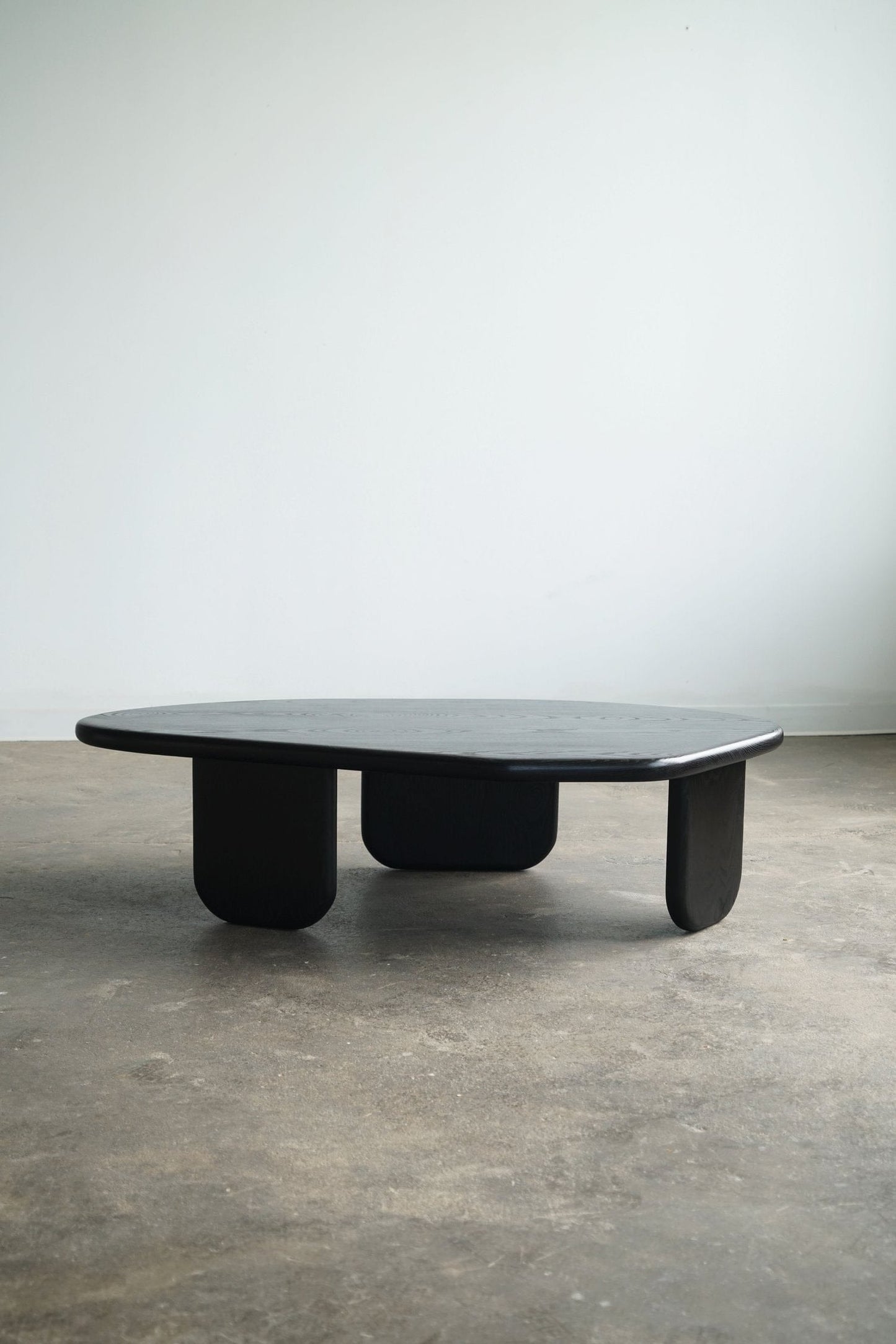 Organic Coffee Table in Jet Black Ash by Last Workshop Coffee Tables