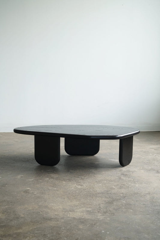 Organic Coffee Table in Jet Black Ash by Last Workshop Coffee Tables