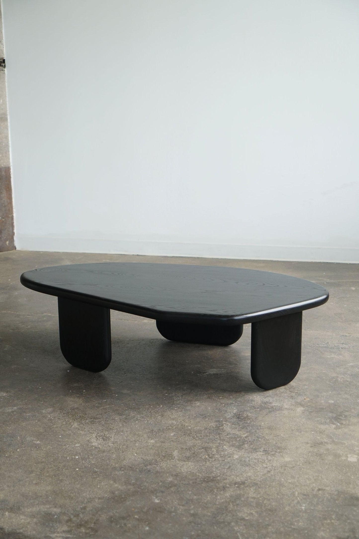 Organic Coffee Table in Jet Black Ash by Last Workshop Coffee Tables