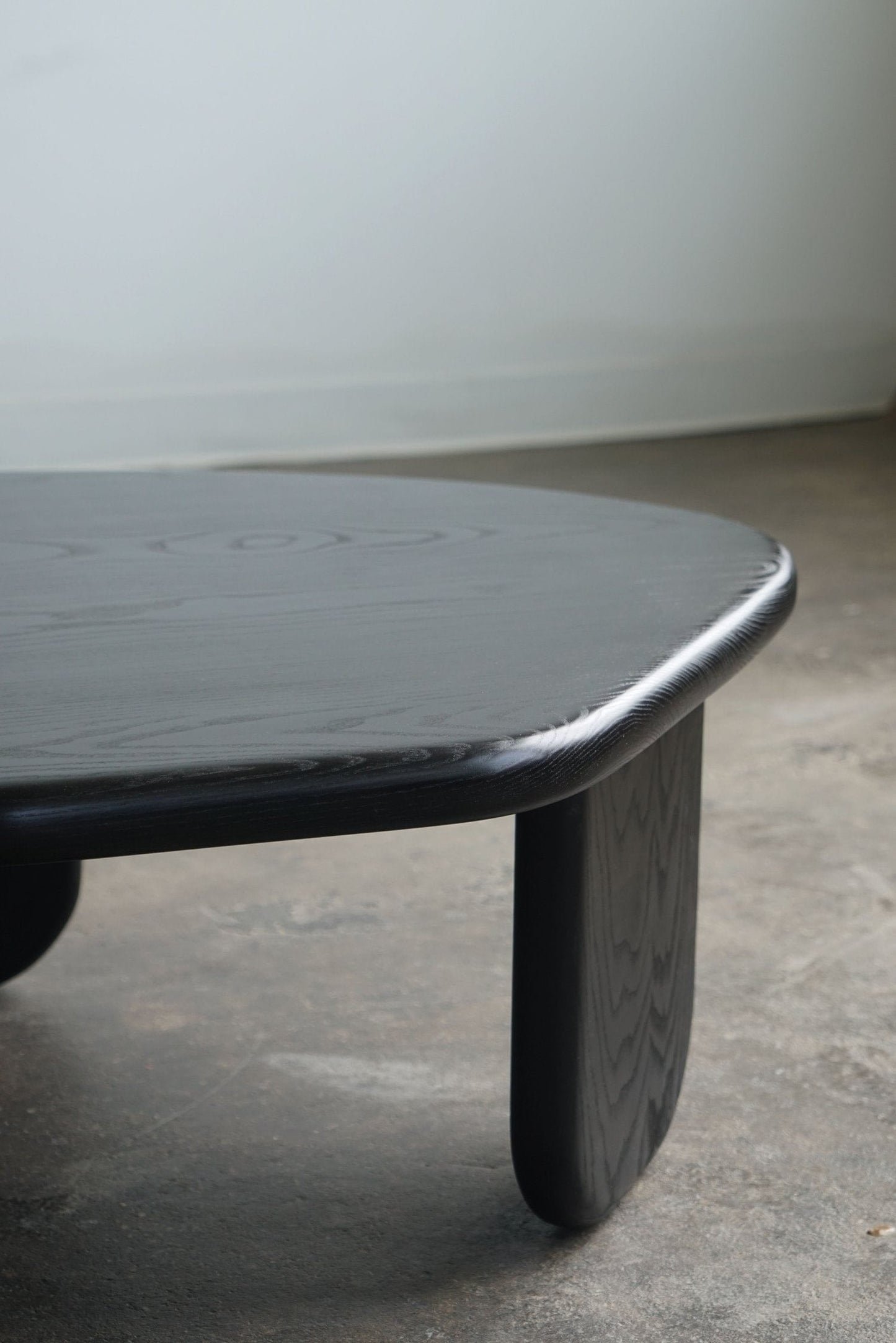 Organic Coffee Table in Jet Black Ash by Last Workshop Coffee Tables
