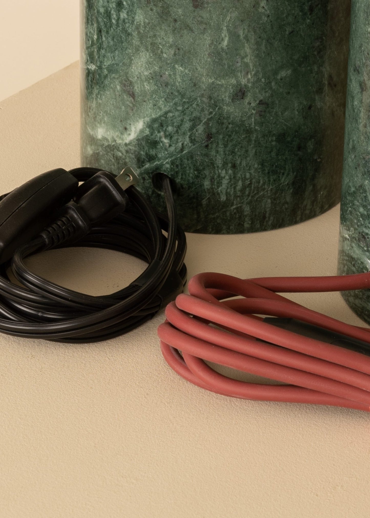 Pipito Table Lamp in Green Marble by Simone & Marcel Table Lamps