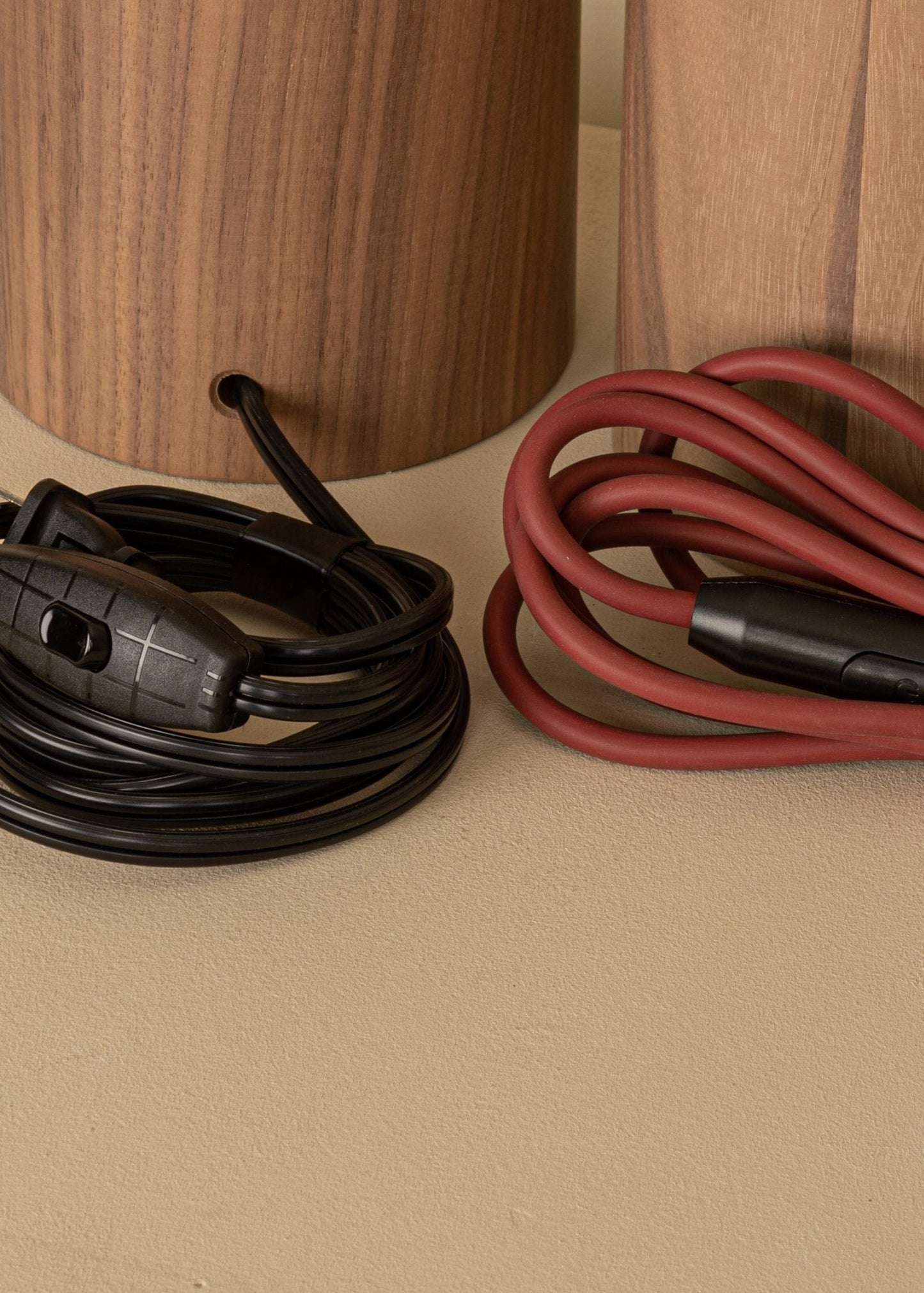 Pipito Table Lamp in  Oak Wood by Simone & Marcel Table Lamps