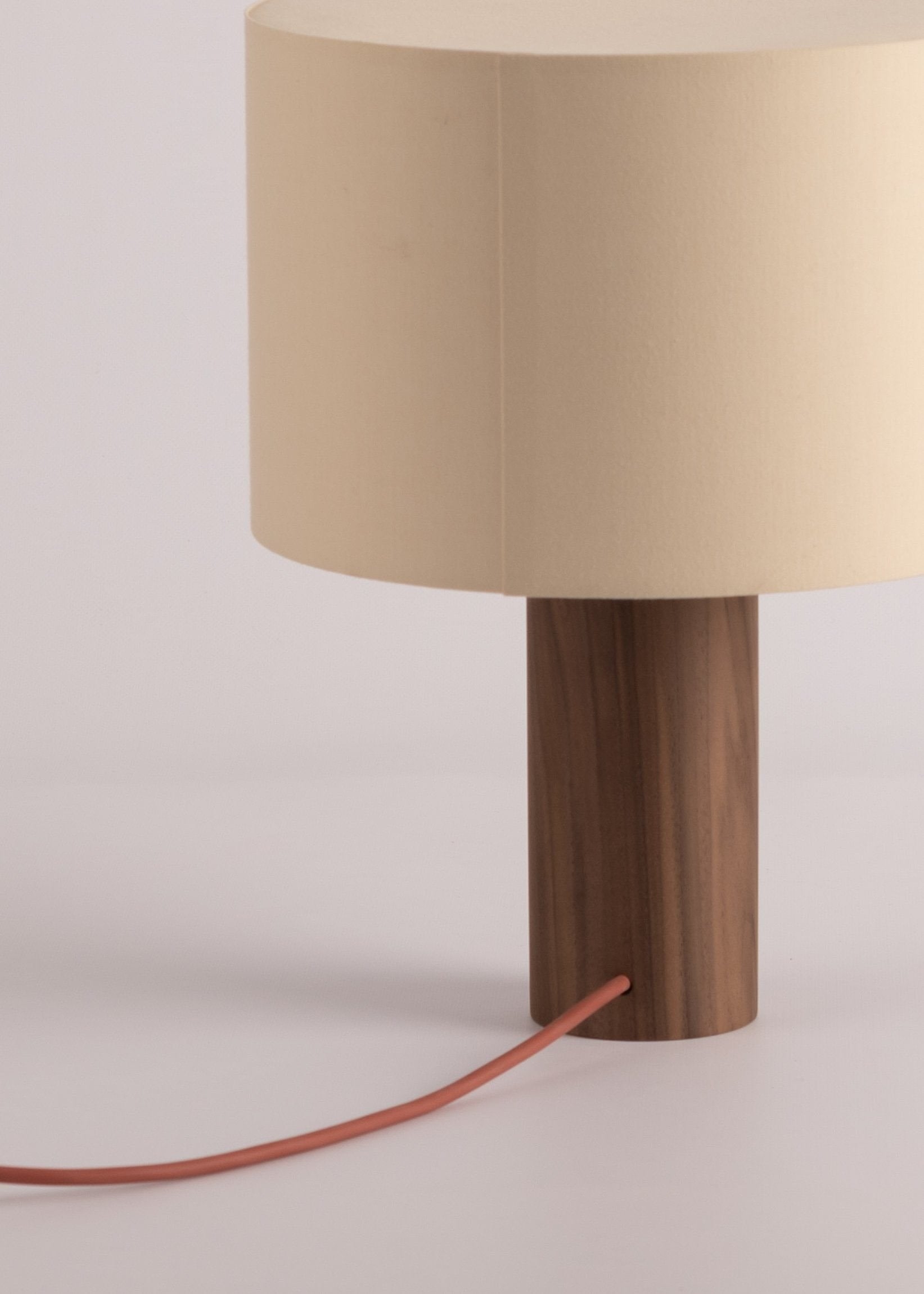 Pipito Table Lamp in Walnut Wood by Simone & Marcel Table Lamps