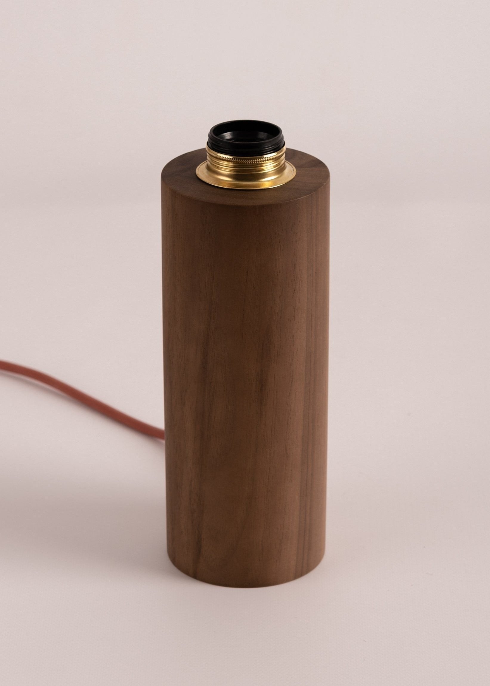 Pipito Table Lamp in Walnut Wood by Simone & Marcel Table Lamps