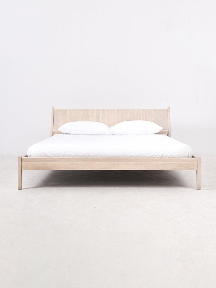 Plume King Bed in Nude Beds