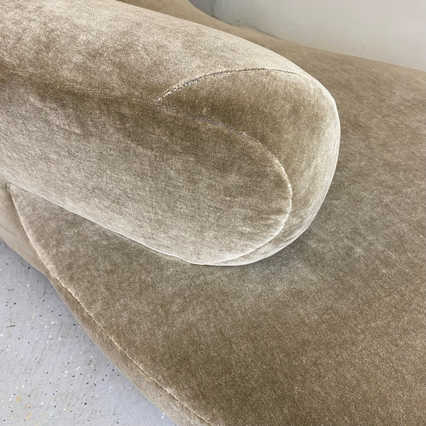 Velvet Sofa by Vladimir Kagan Sofas