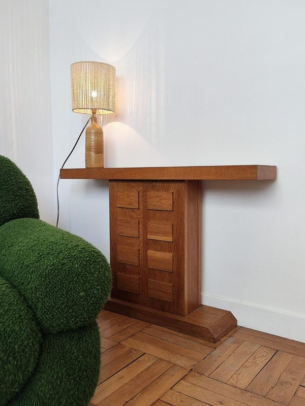 Vintage Oak Console Tables (Set of Two) Consoles