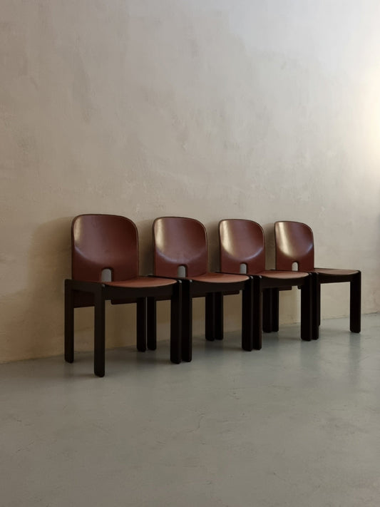 121 Set of 4 Chairs by Afra and Tobia Scarpa for Cassina, 1965 Dining Chairs