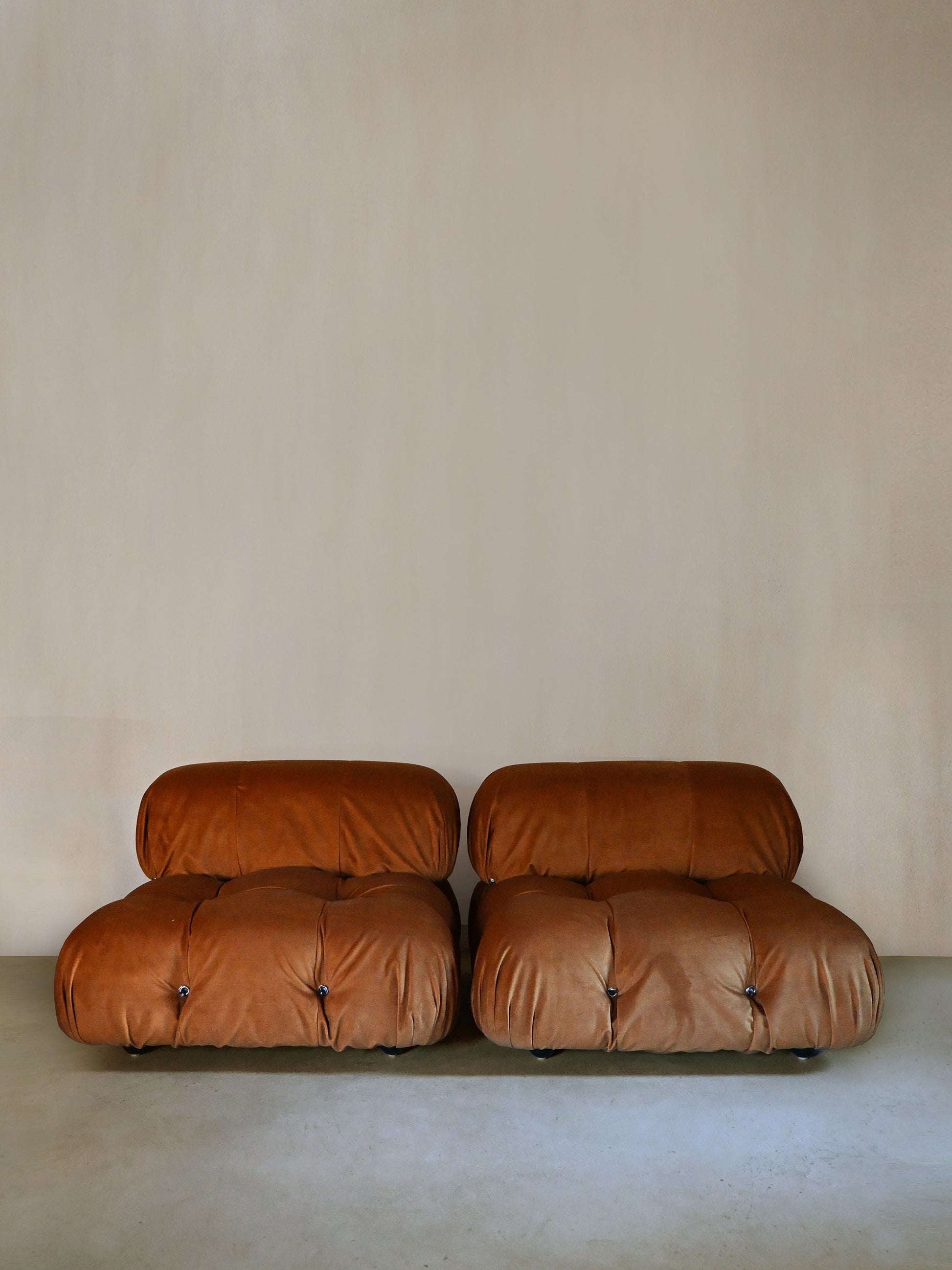 2 Big Modules of Camaleonda Armchairs Designed by Mario Bellini, 1970 Chairs