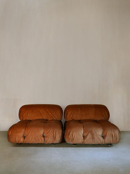 2 Big Modules of Camaleonda Armchairs Designed by Mario Bellini, 1970 Chairs
