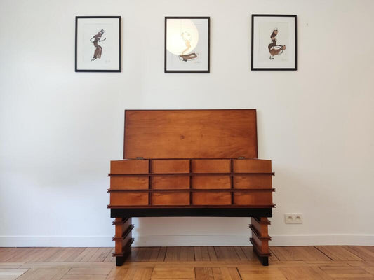 Console de rangement Tomaso Buzzi, Italie années 60