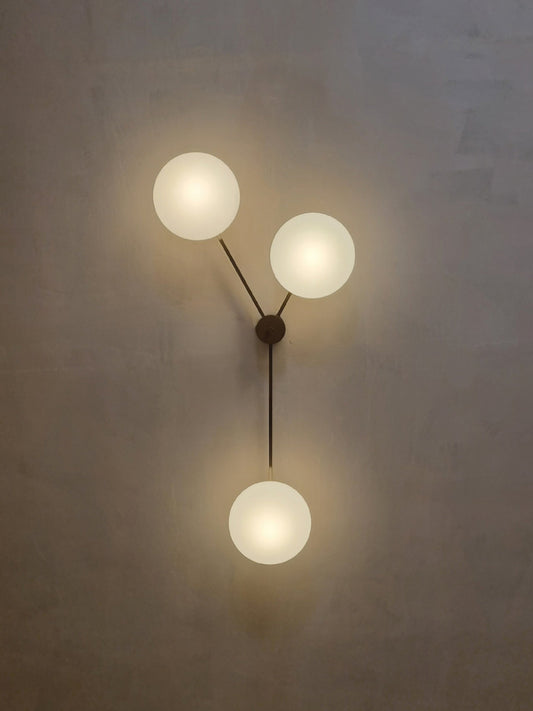 3 Lune Rare Ceiling Lamp Designed by Angelo Lelii for Arredoluce, 1961 Flush Mounts