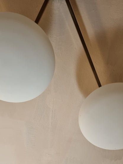 3 Lune Rare Ceiling Lamp Designed by Angelo Lelii for Arredoluce, 1961 Flush Mounts
