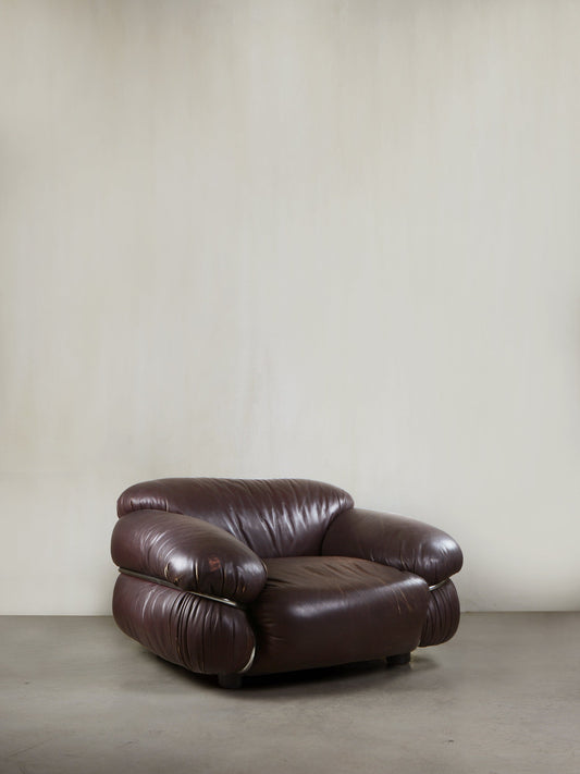 595 Sesann Armchair by Gianfranco Frattini for Cassina, 1970 Chairs