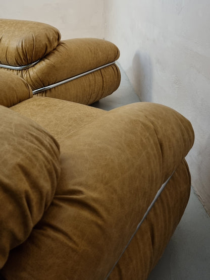 595 Sesann Armchairs Designed by Gianfranco Frattini for Cassina, 1970 Chairs