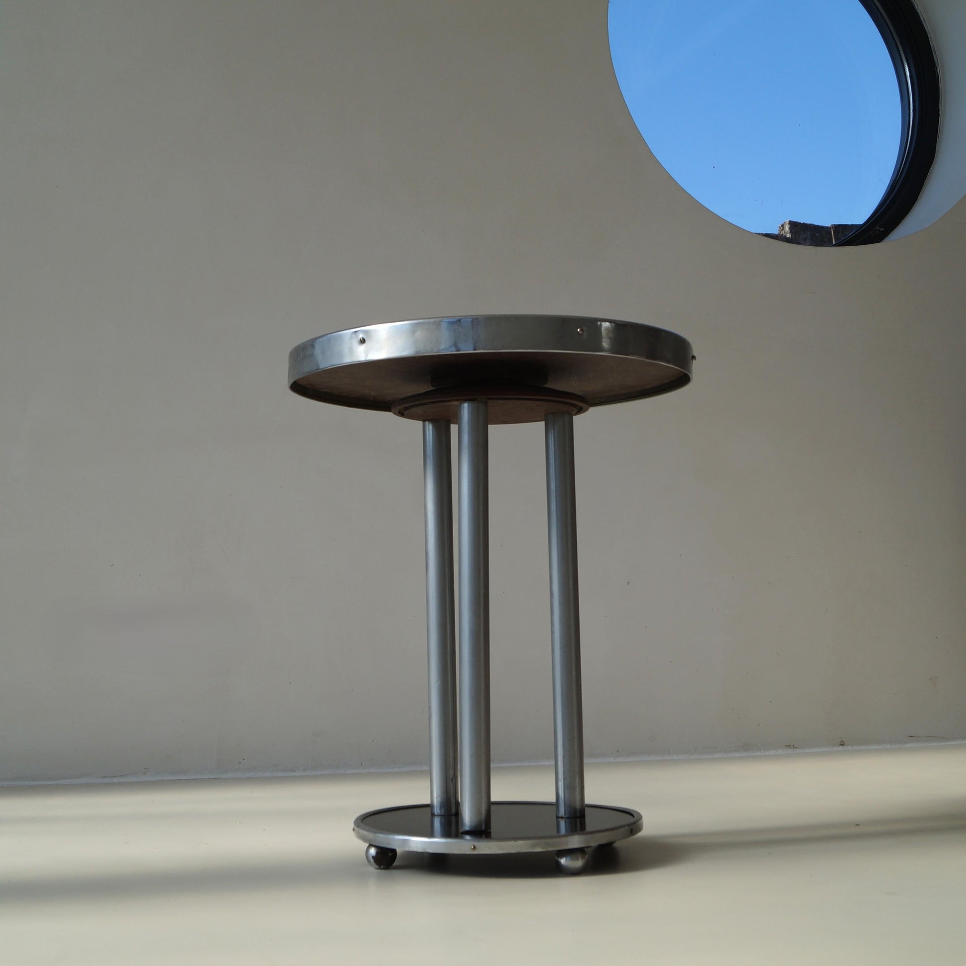 A Revolving Side Table, Bauhaus, 1920s to 1930s, The Netherlands End Tables