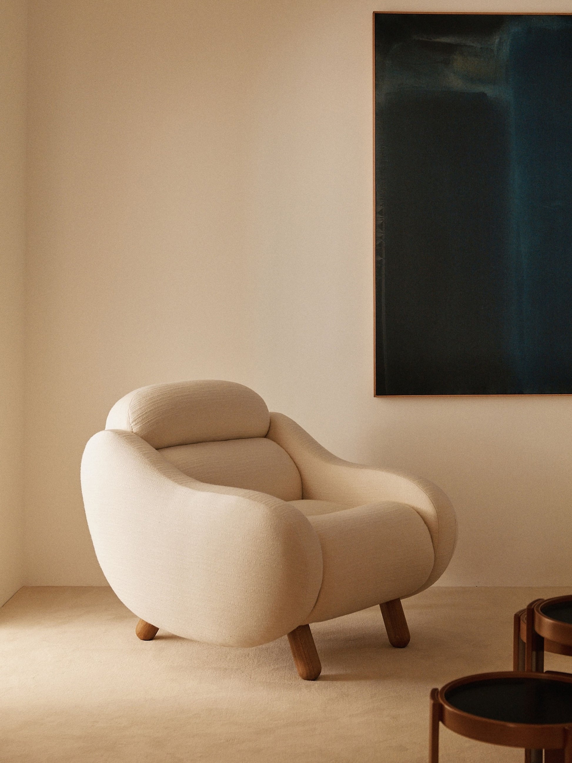 AS01 Armchair in Cream Ecru by Aurelien Serre, France, 2023 Chairs