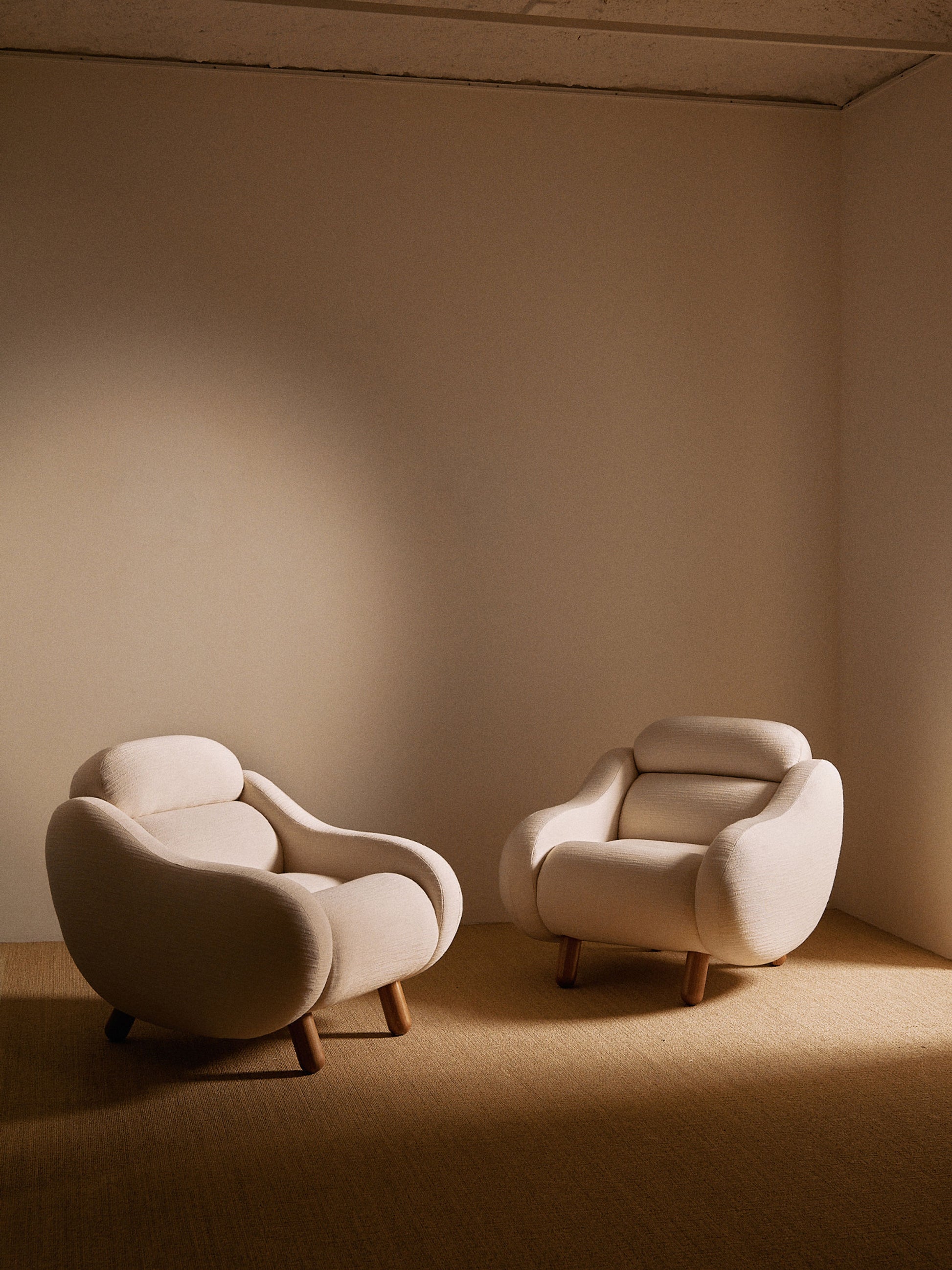 AS01 Armchair in Cream Ecru by Aurelien Serre, France, 2023 Chairs