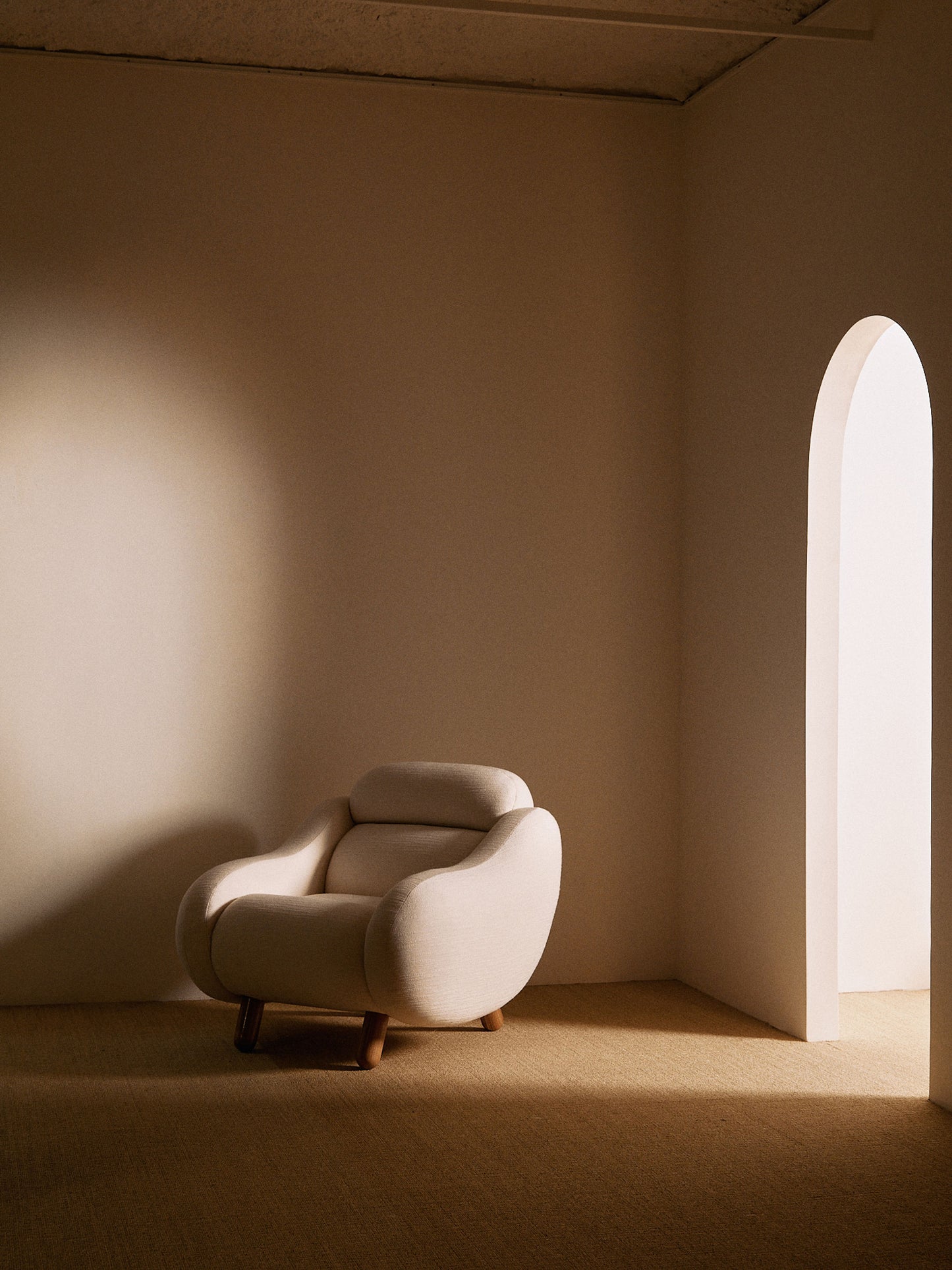 AS01 Armchair in Cream Ecru by Aurelien Serre, France, 2023 Chairs