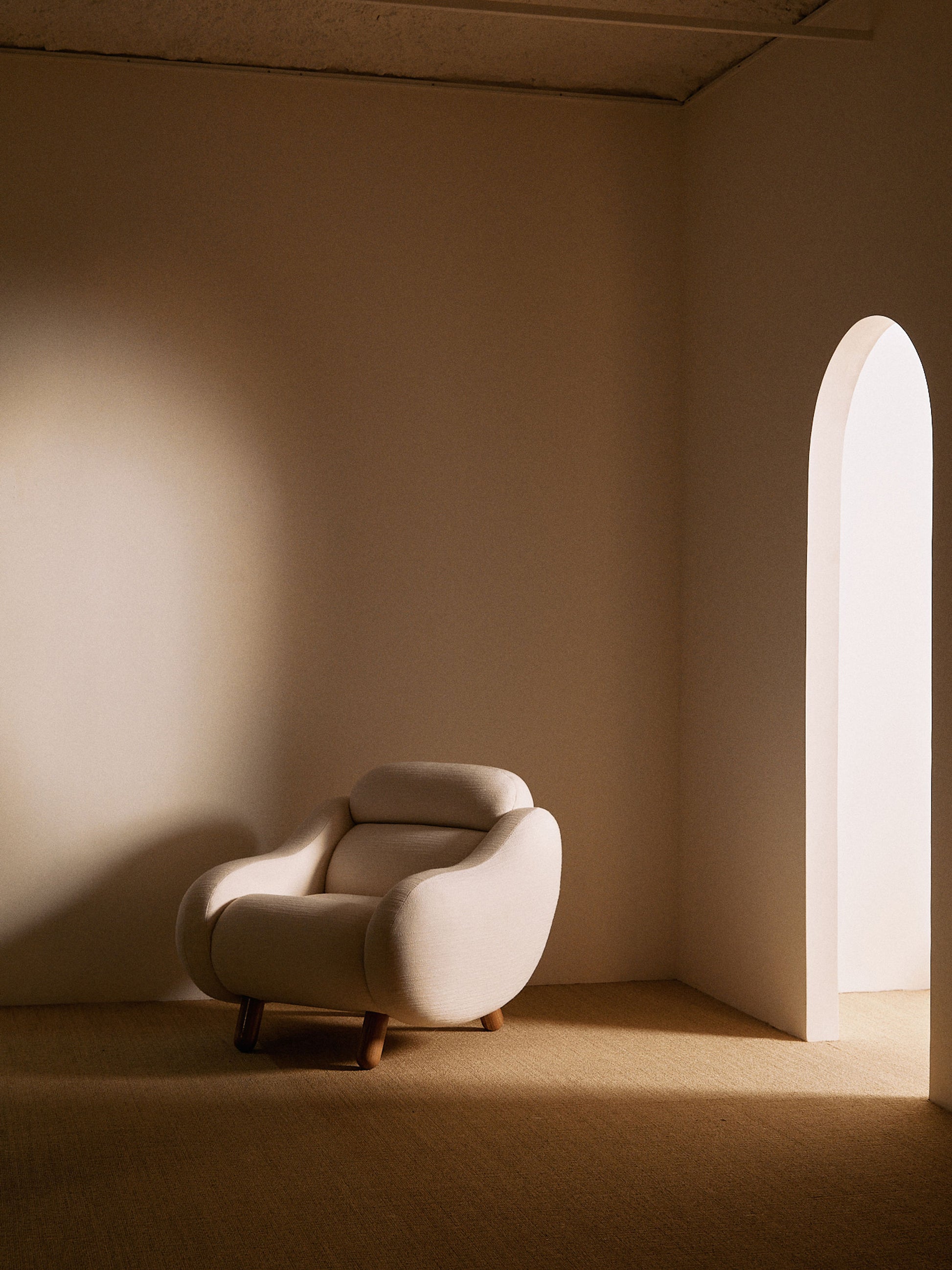 AS01 Armchair in Cream Ecru by Aurelien Serre, France, 2023 Chairs